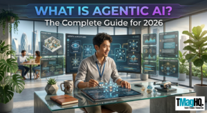 Agentic AI system completing multi-step tasks autonomously without human prompting